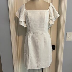 She + Sky White Mini Dress